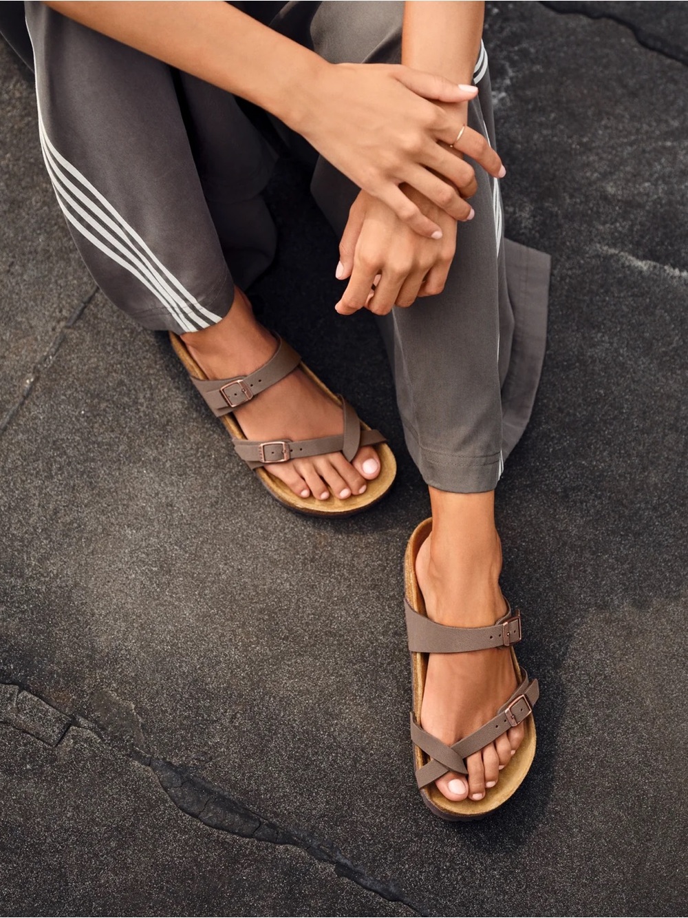 Birkenstock Mayari Leather Thong Sandals Mocha Brown Size EU 39 US 8-8.5